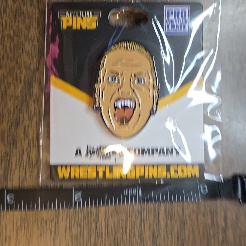 Pro Wrestling Crate Gangrel Collectible Pin, 2.5", New - Picture 5 of 5